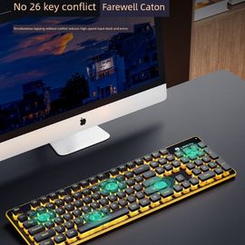 LANGTU Wired Good-looking Backlit Typing Keyboard