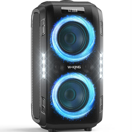 W-KING 250W PEAK Large Bluetooth Speaker Loudest/Massive 120dB/12 Custom Bass, V5.3 Big Party Boombox Portable Speaker Wireless