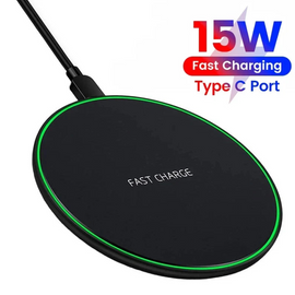 15W Wireless Charger For iPhone 14 13 12 11 Pro XS Max Mini X XR Induction Fast Wireless Charging Pad For Samsung